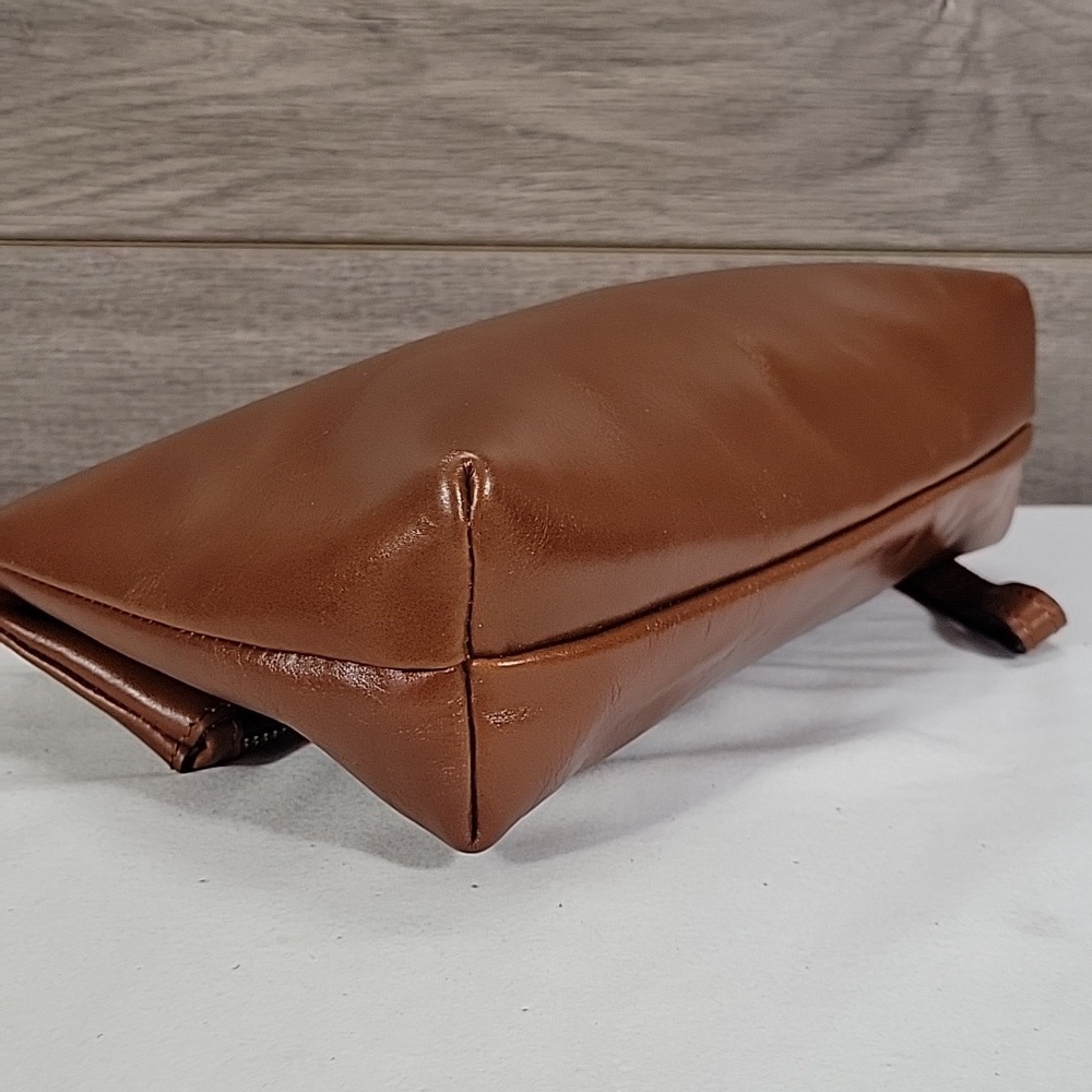 Patricia Nash Brown Leather Wristlet Clutch Handbag - Picture 4 of 12